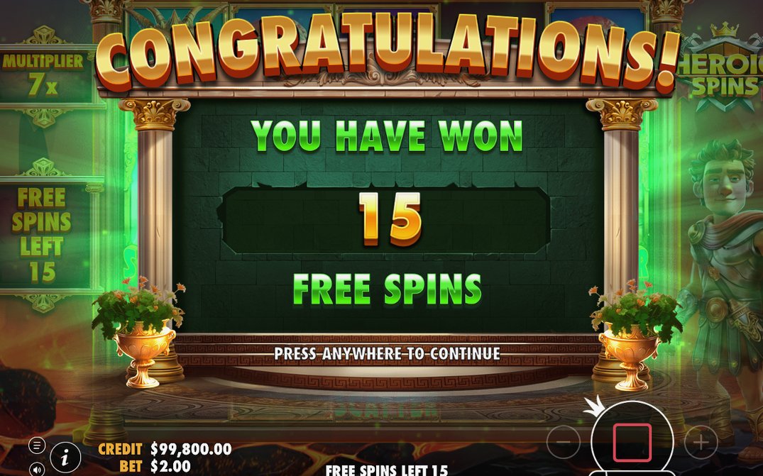 Free Spins med högre WILD-multiplikatorer i bonusrundan