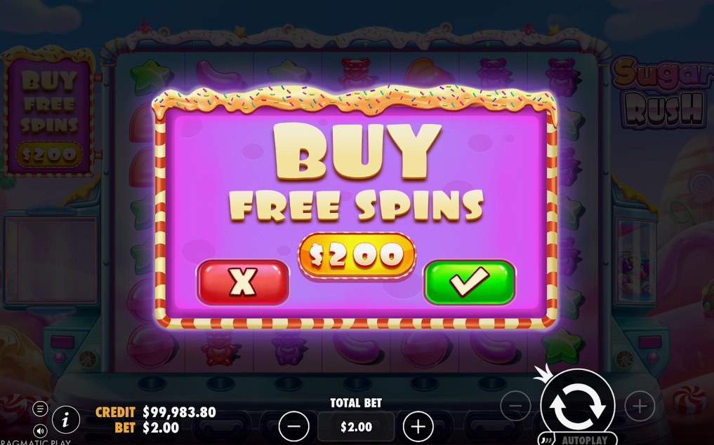 Scatter-symboler i bonusläget inför start av free spins